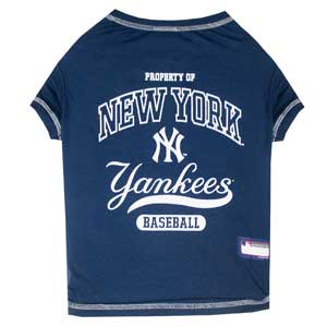Doggienation-MLB - New York Yankees Dog Tee Shirt - Small