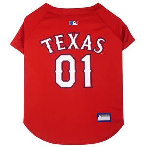 Doggienation-MLB - Texas Rangers Dog Jersey - Xtra Small