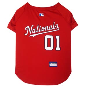 Doggienation-MLB - Washington Nationals Dog Jersey - Xtra Small