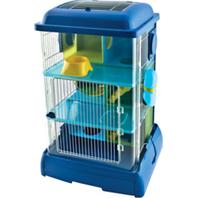 Ware Mfg - Critter Universe Avatower Small Pet Home - Clear&Blue - 13X11X21 Inch