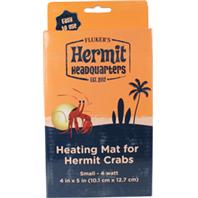 Flukers - Hermit Headquarters Hermit Crab Heating Mat - Black - 4X5 Inch/4 Watt