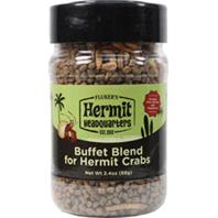 Flukers - Hermit Headquarters Hermit Crab Buffet Blend - Brown - 2.4 oz