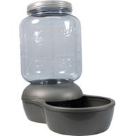 Petmate - Mason Jar Replendish Filtered Waterer - Clear/Silver - 2.5 Gallon