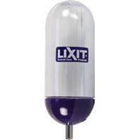 Lixit Corporation - Howard Pet - Lixit Aquarium Cage Guinea Pig Water Bottle - Clear/Purple - 10 oz