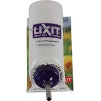 Lixit Corporation - Howard Pet - Lixit Wide Mouth Small Animal Water Bottle - Opaque/Purple - 16 oz