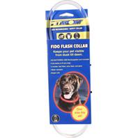Petsport - Fido Flash Usb Rechargeable Led Safety Collar - Red - One Size