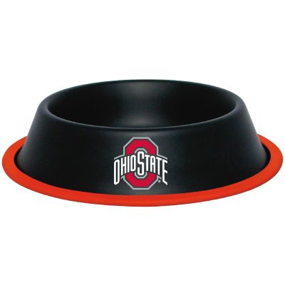 DoggieNation-College - Ohio State Dog Bowl-Stainless - One-Size