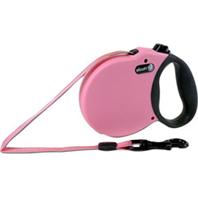 Pet Adventures Worldwide - Alcott Retractable Leash Up To 45 Lbs - Pink - Small/16 Foot