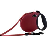 Pet Adventures Worldwide - Alcott Retractable Leash Up To 45 Lbs - Red - Small/16 Foot