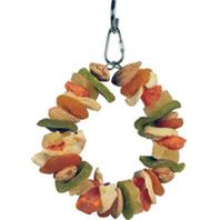 A&E Cage Company - Happy Beaks Deluxe Fruit Ring Toy - Multicolored