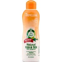 Tropiclean - Tropiclean Natural Flea And Tick Shampoo Max Strength - 20 oz