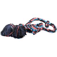 Mammoth Pet Products - Flossy Chews Color 5 Knot Super Rope Tug Dog Toy - Multicolored - 72 Inch/Xxlarge