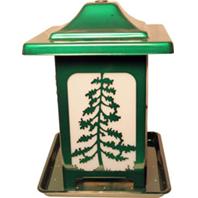 Apollo Investment Holding - The Woodland Pines Frosted Bird Feeder - Green