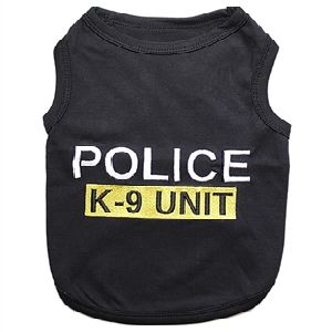 Parisian Pet Police Dog T-Shirt-5X-Large