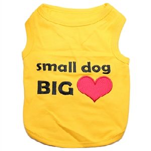 Parisian Pet Small Dog Big Heart Dog T-Shirt-X-Large