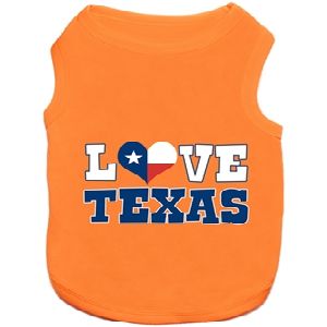 Parisian Pet Love Texas Dog T-Shirt-XX-Large