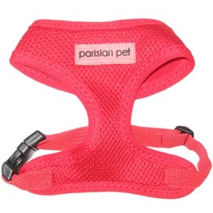 Parisian Pet Mesh Harness Neon Red-XSmall