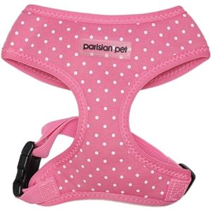 Parisian Pet Mesh Harness Pink Dot-XLarge