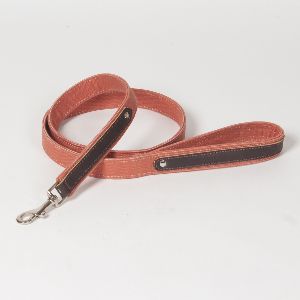 Hound?s Best  - Medium Canvas Leather Dog Leash "Sierra" - 4 feet