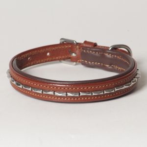 Hound?s Best - X-Small Genuine Leather Dog Collar "Magnifico"