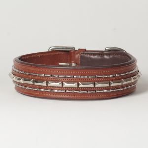 Hound?s Best - Large Genuine Leather Dog Collar "Magnifico"
