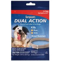 Sergeant S Pet Products P - Sergeants Dual Action Flea & Tick Collar For Dogs - 20.5 In/1 Ct