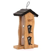 Natures Way Bird Products - Vertical Wave Feeder - Bamboo - 2 Quart