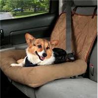 Solvit Products - Car Cuddler Bolster Seat Cover - Tan - 20 D x 25 W
