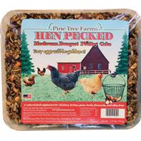 Pine Tree Farms Inc - Hen Pecked Mealworm Banquet Poultry Cake - 1.75 Pound
