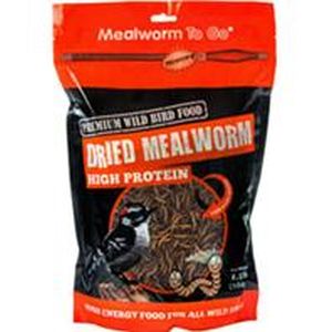 Unipet USA - Mealworm To Go Dried Mealworm Wild Bird Food - 1.1 Lb