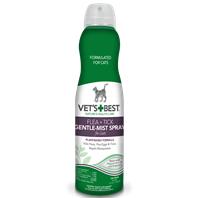 Bramton Company - Vet S Best Flea+Tick Gentle Mist Spray For Cats - Green- 6.3  oz