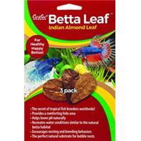 Caribsea Inc - Betta Leaf Indian Almond Leaf - Natural- 3Pk