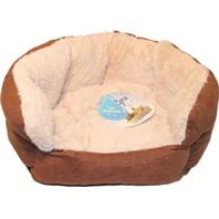 Ethical Fashion-Seasonal - Sleep Zone Reversible Cushion Bed - Chocolate - 18 Inch