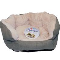 Ethical Fashion-Seasonal - Sleep Zone Reversible Cushion Bed - Sage - 18 Inch