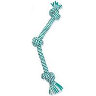 Mammoth Pet Products - Extra Fresh 3 Knot Tug - Green/White- 20 Inch
