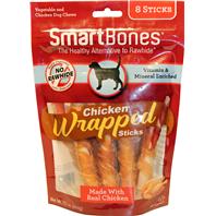 Petmatrix, Llc - Smartbones Chicken Wrapped Sticks - Chicken- 8 PK