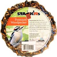 Heath Mfg - Stack M Seed Cake - Woodpecker- 7  oz