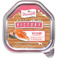 Triumph Pet Industries - Triumph Victory Wet Cup Dog Food - Salmon- 3.5  oz