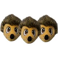 Petstages - Squeakin  Hedgiez For The Hide A Hedgie Toy - Brown - 3pack