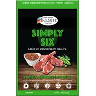 Triumph Pet Industries - Triumph Simply Six Limited Ingredient Dog Food - Lamb- 14 Lbs