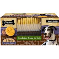 Three Dog Bakery - Classic Cremes Variety Pack - Carob,Pb,Van - 26 Oz.