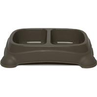 Gardner Pet Group - Double Diner Dish - Taupe Gray - Large 4 Cups