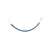 Partrade - Stall Guard Chain Rubber - Blue - 42 Inch