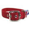 Hamilton Pet - Deluxe Double Thick Nylon Dog Collar - Red - 1 Inch x 26 Inch
