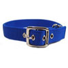Hamilton Pet - Double Thick Nylon Deluxe Dog Collar - Blue - 1 Inch x 26 Inch