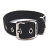 Hamilton Pet - Double Thick Nylon Deluxe Dog Collar - Black - 1 Inch x 20 Inch