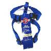 Hamilton Pet - Adjustable Comfort Nylon Harness - Blue - 3/4 x 20-30 Inch