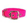 Hamilton Pet - Double Thick Nylon Deluxe Dog Collar - Hot Pink - 1 Inch x 20 Inch
