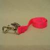 Hamilton Pet - Single Thick Nylon Lead with Swivel Snap - Hot Pink - 0.75 Inch x 4 Inch
