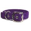 Hamilton Pet - Deluxe Double Thick Nylon Dog Collar - Purple - 1 Inch x 24 Inch